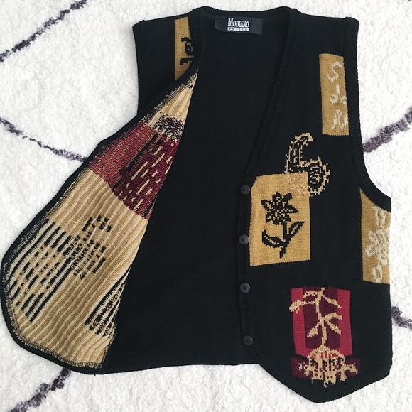 🌷 Vintage Cottagecore Knit Sweater Vest - Picture 2 of 10